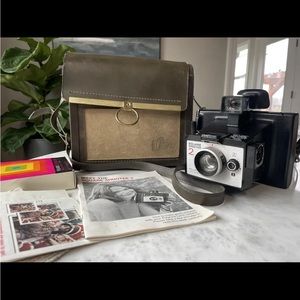 Camera Bag Polaroid Square Shooter 2 Land/Instructions &  Polaroid Hard Case